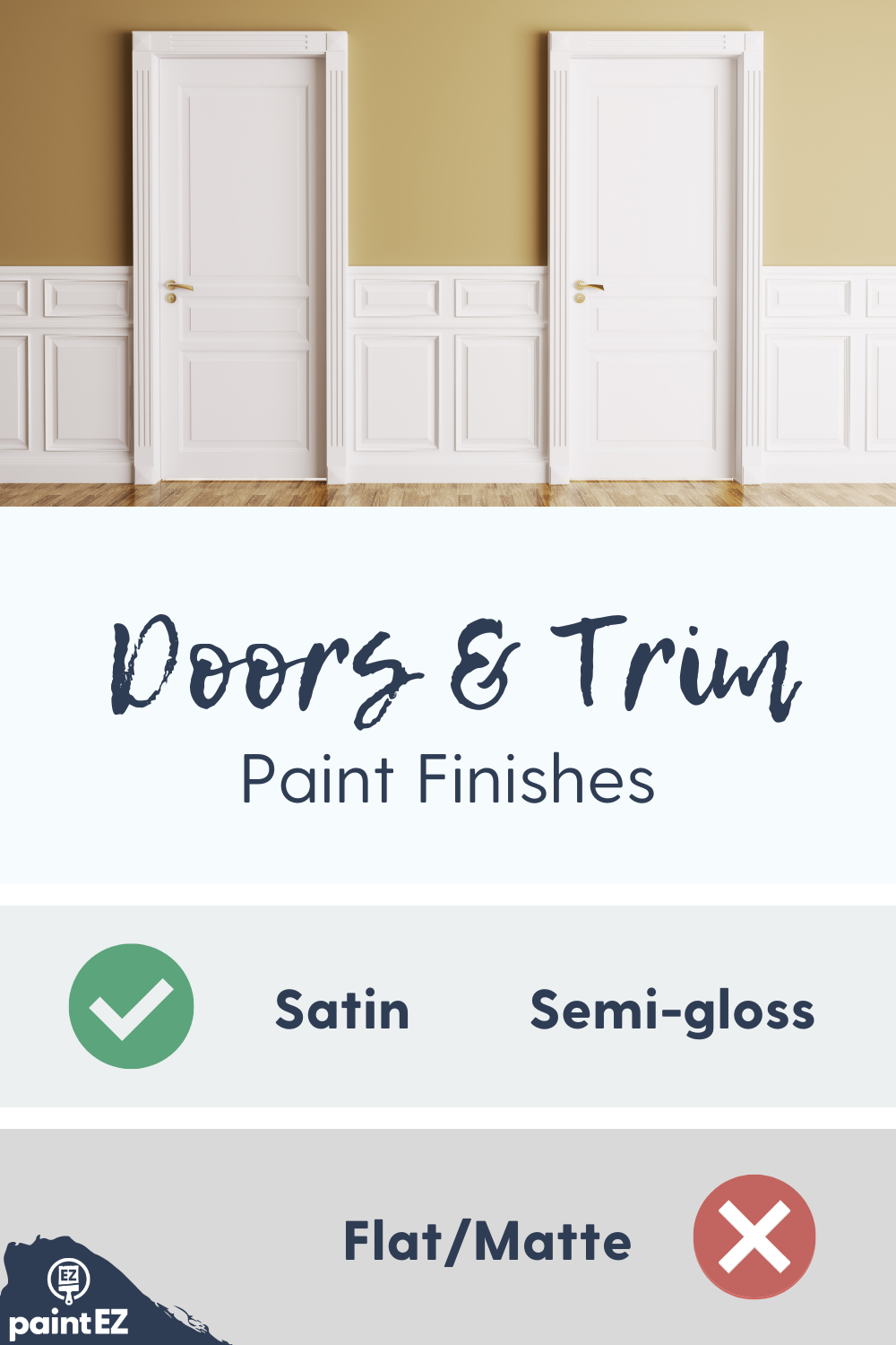 Doors and Trim paint types