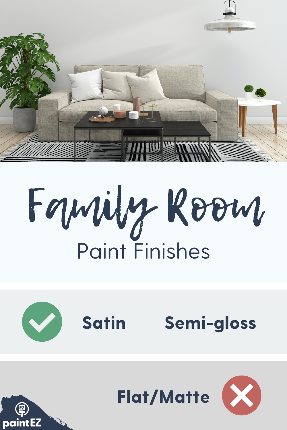 Family Room Paint Finishes