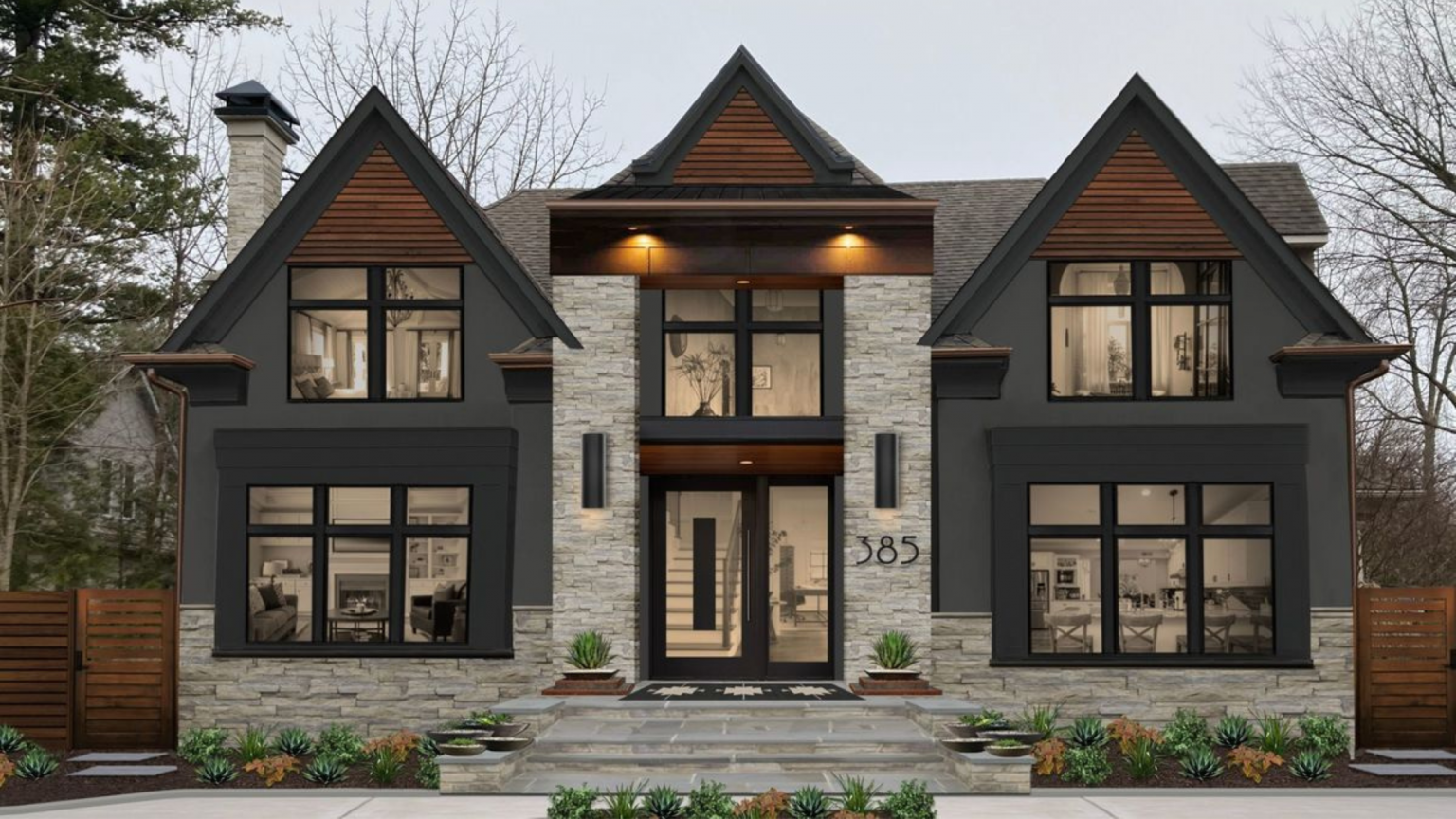 15 Stunning Black House Exteriors You'll Love | Paint EZ