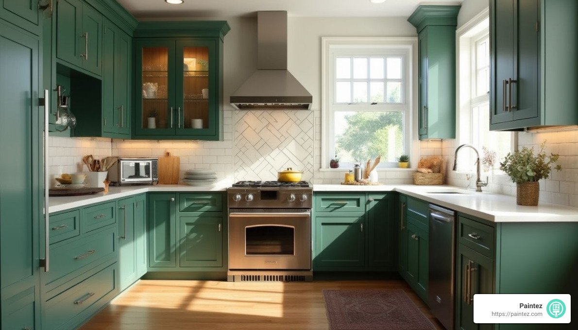 Fixer to Fabulous Green Kitchen Cabinets: Top 2024 Trends