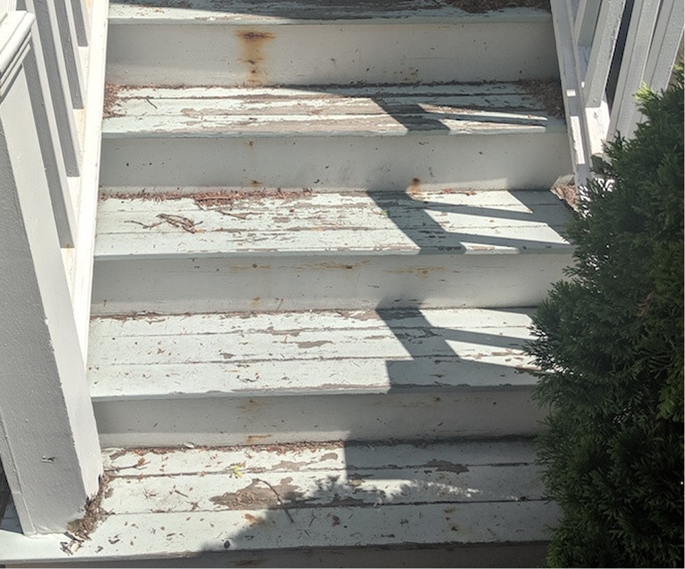 worn exterior stairs 1