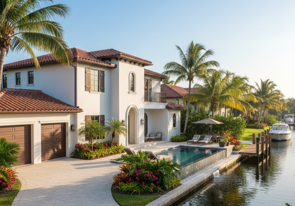 Exterior house in Florida painted by Paint EZ