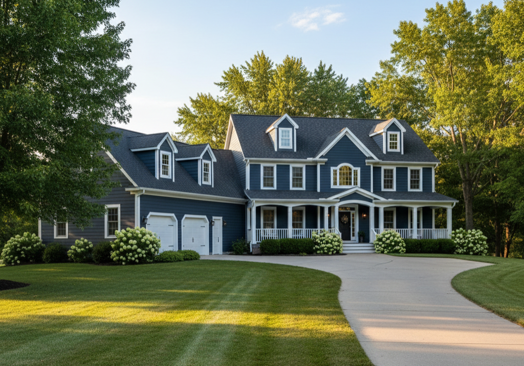 Exterior Home painted by Paint EZ - Top professional painters in Iowa