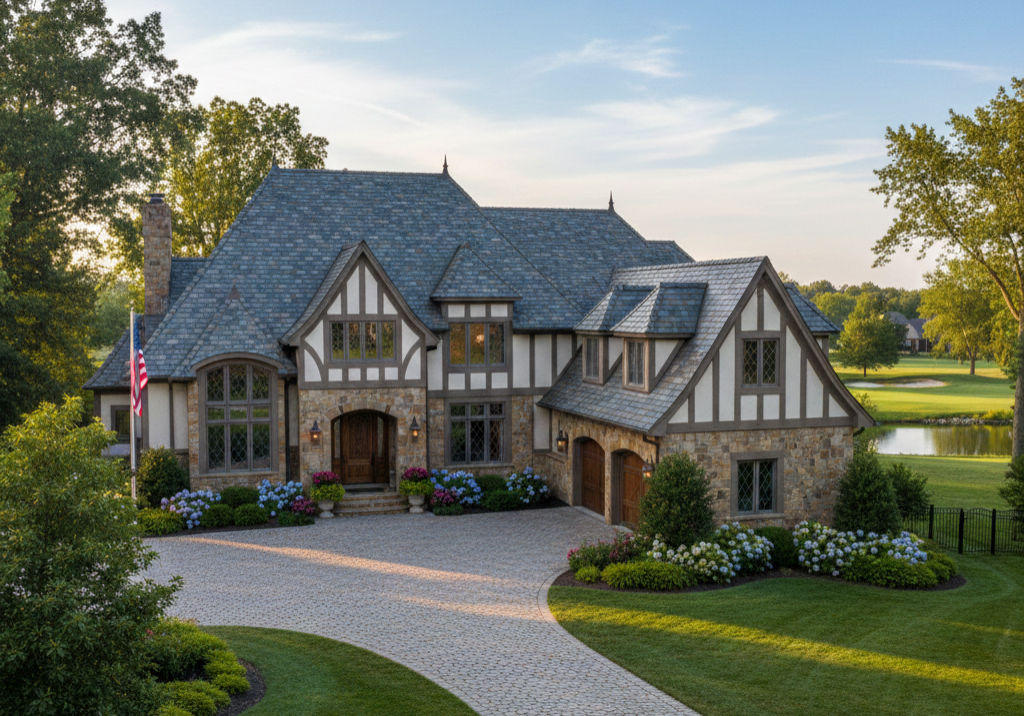 Brown house in Carmel & Indianapolis, IN painted by Paint EZ