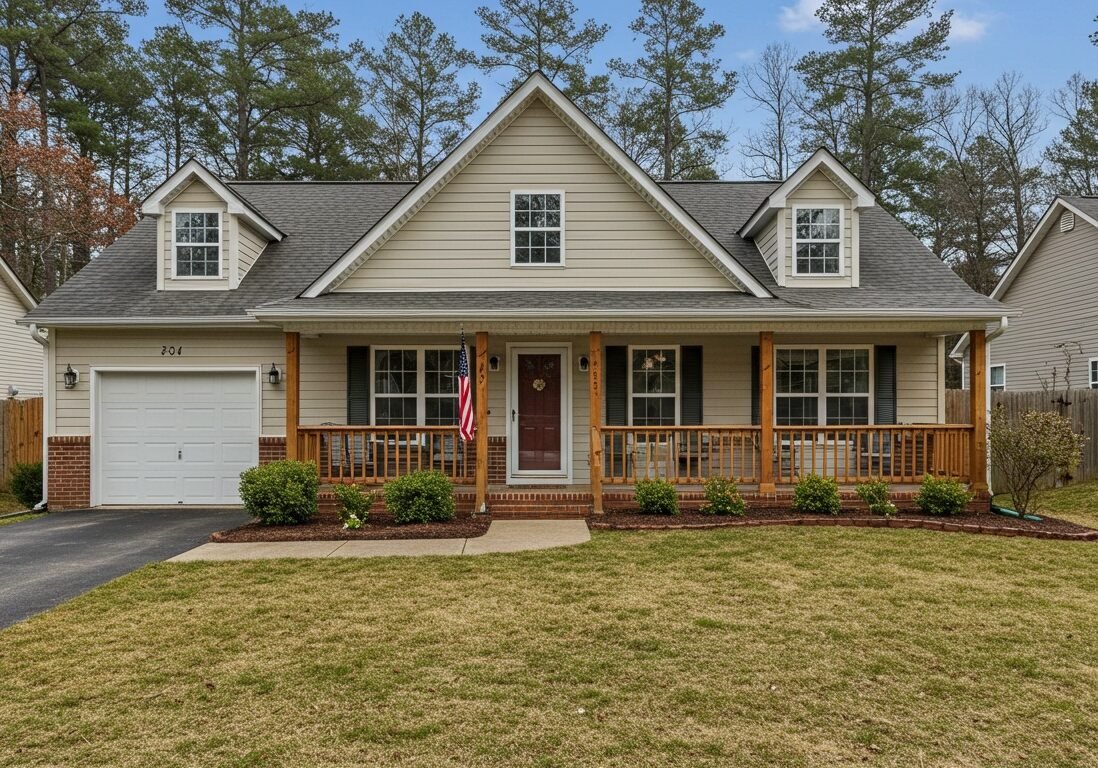 House painted in Cary, NC by Paint EZ of Cary, NC