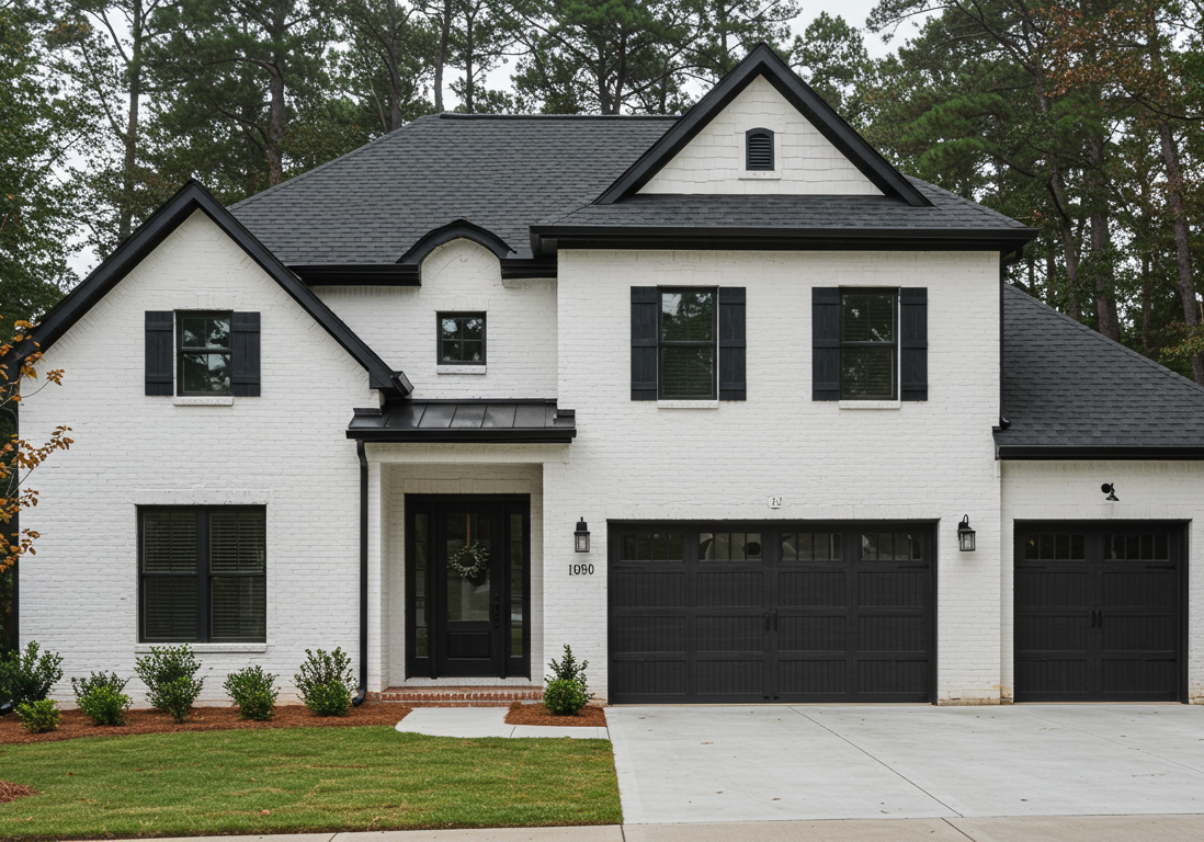 Exterior Home painted by Paint EZ - Top professional painters in Georgia