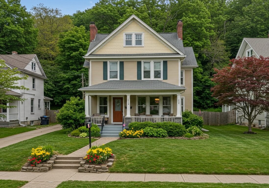 House painted in Pittsburgh South Hills, PA