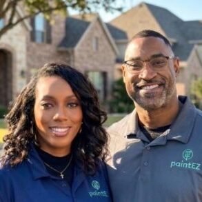 Shalada & Chris Harris, Owners of Paint EZ Far North Texas &ndash; Local painting expert providing professional interior and exterior painting services.