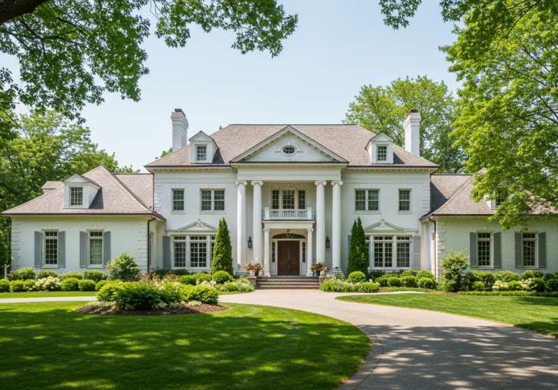 Paint EZ of Grosse Pointe - Professional House Painters House painted white in Grosse Pointe, Michigan