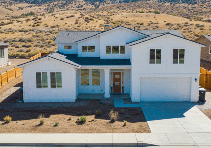 House near Reno, NV recently painted by Paint EZ.