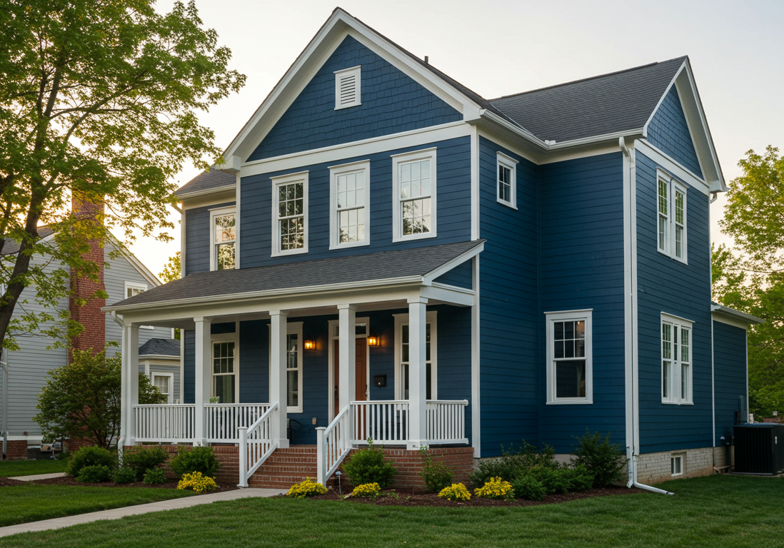 House recently painted in Lexington, KY by Paint EZ.