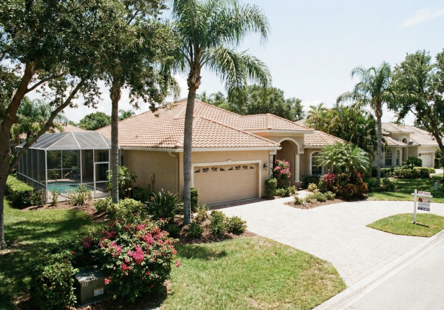 Photo of a beige house in the Clearwater, FL area.