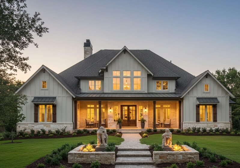 House painted in Southlake, TX of Paint EZ