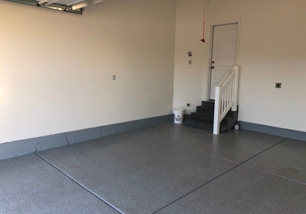 Close-up of decorative flake or metallic finish