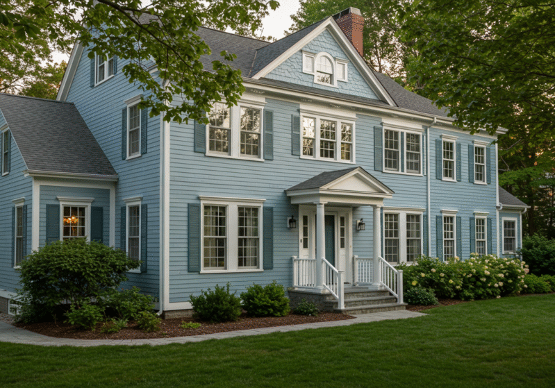 Exterior painting in Stamford, CT Exterior of a home in Stamford in Connecticut